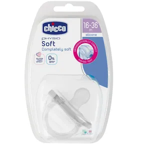 Comparateur de prix : Chicco Physio Soft tout Silicone Neutre Transparent 16-36m