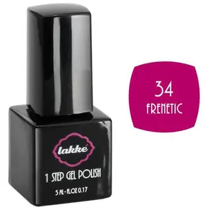 Comparateur de prix : Vernis semi-permanent Lakké - VIP - Gel One Step N°34 Frenetic - Rose