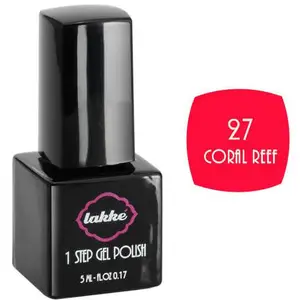 Vernis semi-permanent Lakké - VIP - Gel One Step N°27 Coral Reef - Couleur principale: RoseVendu parbeauty-coiffure