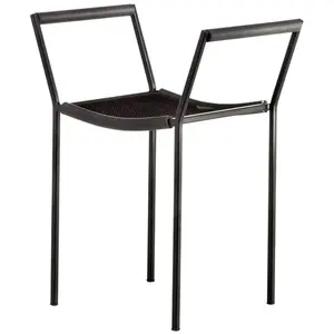 Zeus - Tabouret Savonarola - Noir - Caoutchouc - Designer Maurizio Per... pas cher