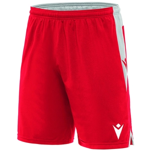 Macron Tempel - Short de football rouge XS pas cher