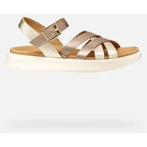Comparateur de prix : GEOX Xand 2s Femme Beige Foncé/or Clair 37