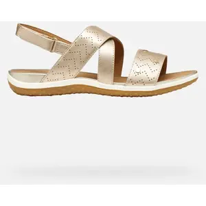 Comparateur de prix : GEOX Sandal Vega Femme Or Clair 37