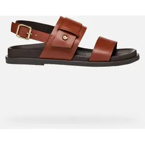 GEOX Adelash Femme Brique 36 pas cher