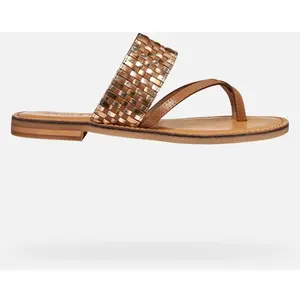 GEOX Maddalusia C Femme Tabac/bronze 37 pas cher