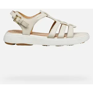 GEOX Nebula 2.0 C S Femme Blanc Cassé 37 pas cher