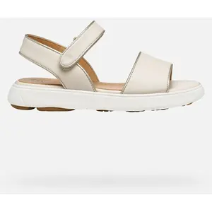 GEOX Nebula 2.0 C S Femme Blanc Cassé/or Clair 38 pas cher