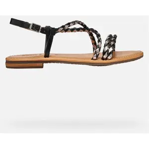 GEOX Sozy S Femme Noir/beige 39 pas cher