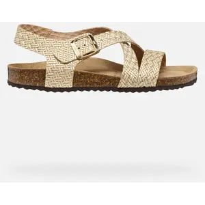 GEOX Brionia Femme Or Clair 39 pas cher