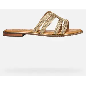 GEOX Sozy Plus Femme Or Foncé 38 pas cher