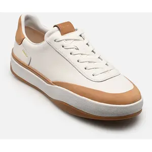 GEOX Dynamia Homme Blanc/cuir 44 pas cher
