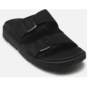 Geox Homme U XAND 2S A Sandale à glissière, Black, 45 EU pas cher
