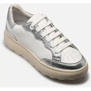 GEOX Spherica Ec4.1 Femme Blanc/argent 36 pas cher