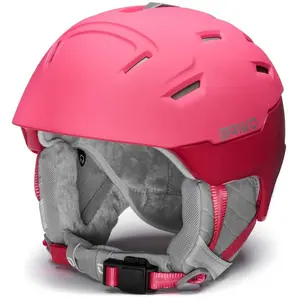 Briko Crystal 2.0 Casque Femme, France Rose-Maroon, M/L pas cher