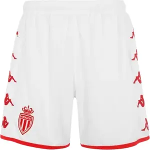 Kappa As Monaco Domicile 2022/2023 - Short de football blanc 6 ans pas cher