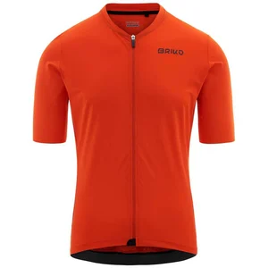 Maillot Briko Racing manche courte rouge clair - XL pas cher