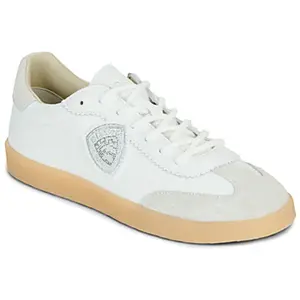 Blauer pour femme. S6AURORA01 Trainers Aurora 01 white (41), Cuir, Blanc, Plat, Lacets, Casuel