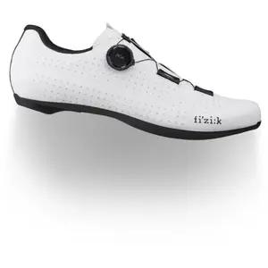 Fizik Homme R4 Overcurve Chaussures de vélo, Blanc/Noir, 48.5 EU pas cher