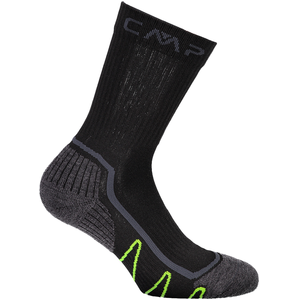 Comparateur de prix : CMP - Trekking Sock Poly Mid - Chaussettes de randonnée taille 46-48, noir