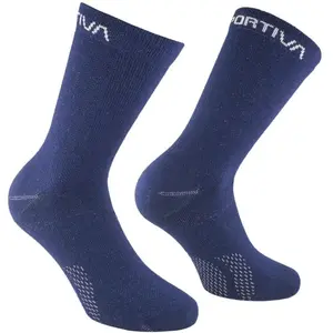 La Sportiva - Merino Hiking Socks - Chaussettes randonnée Night Sky / Chalk - 2XL