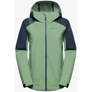 Veste à capuche La Sportiva Crest Evo Shell bleu pastel noir femme - S