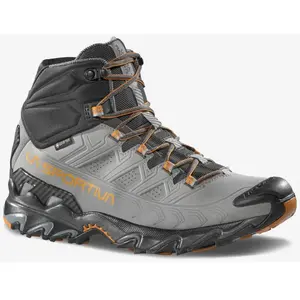 Bottes La Sportiva Ultra Raptor II Mid Cuir GORE-TEX gris clair orange... pas cher