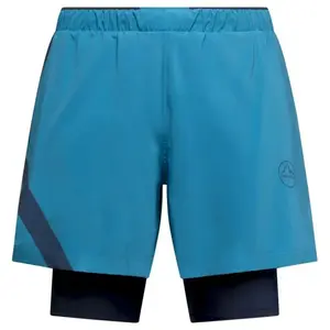 La Sportiva - Flow 5" Short M - Short trail homme Lake / Night Sky - M... pas cher
