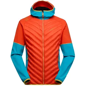 La Sportiva Koro JKT M - Doudoune homme Cherry Tomato / Tropic Blue S pas cher