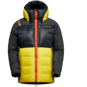 Comparateur de prix : La Sportiva Olympus Tech Down Parka - Doudoune homme Black / Yellow M