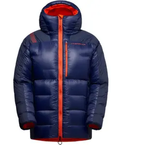 La Sportiva Olympus Tech Down Parka - Doudoune homme Deep Sea / Cherry Tomato L