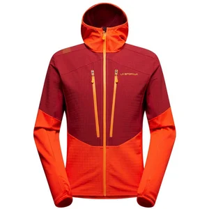 Pull La Sportiva Pull Session Tech Hoody Homme Cherry Tomato/Sangria pas cher