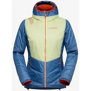Veste à capuche La Sportiva Mythic Primaloft jaune clair bleu femme - ... pas cher