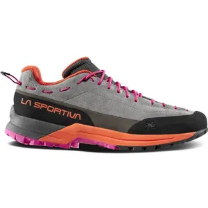 La Sportiva TX Guide Leather - Chaussures approche femme Grey / Cherry... pas cher