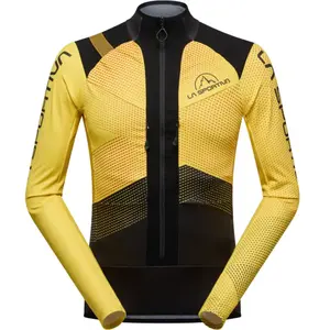 La Sportiva - Stratos VI Racing Jkt M - Veste ski homme Yellow / Black - XXL pas cher