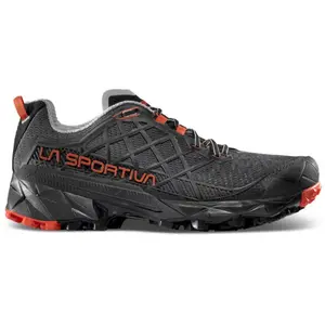 La Sportiva Akyra II - Chaussures trail homme Carbon / Cherry Tomato 41.5 pas cher