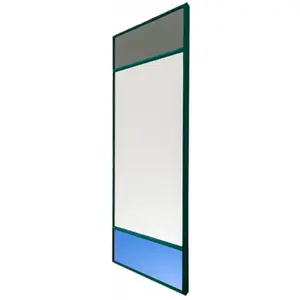 Miroir cadre vert 70x50 cm Vitrail - Magis
