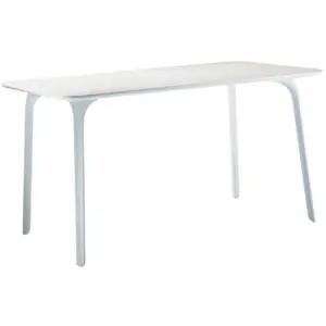 MAGIS TABLE FIRST pour extérieur (Plateau et pieds blancs - plateau en... pas cher
