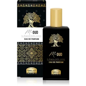 Helan, M Oud - Parfum Homme Agrumé, Eau de Parfum Elégant et Mystérieux avec Oud Aromatique et Notes de Tabac - Parfums Homme Parfaits comme Idee Cadeau Homme, 50 ml - Made in Italy pas cher