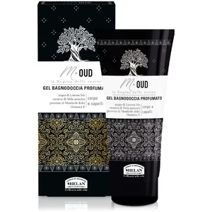 Comparateur de prix : Helan, M Oud - Gel Douche Homme et Shampoing sans Sulfate, Naturel, Délicat et Parfumé - Bain Moussant et Shampooing pour Soin Cheveux et Corps avec Amande Douce et Vitamine E - Made in Italy, 200 ml