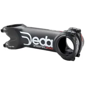 Attache de guidon Deda ZERO100 en aluminium noir 31,7x130mm, angle 82° pas cher