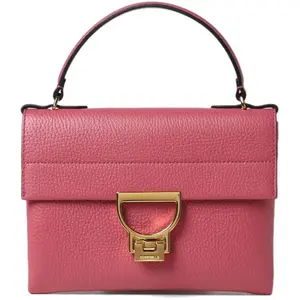 COCCINELLE Sac à main baie en cuir pour femme - Arlettis Handbag Rosew... pas cher