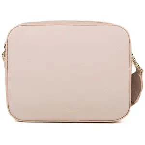 COCCINELLE Sac à épaule bandoulière beige en cuir pour femme - Tebe Cr... pas cher