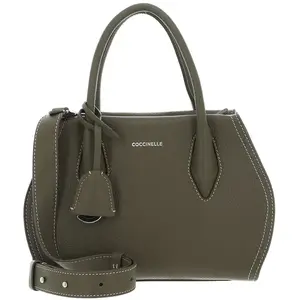 COCCINELLE Sac à épaule bandoulière vert olive en cuir pour femme - Lo...Vendu paramazon