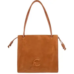 COCCINELLE Sac en cuir - Shopper COCCINELLESULSE camel pas cher