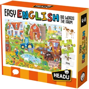 Jeu de culture générale Headu Anglais facile La ferme 100 mots pas cher