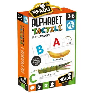 Jeu de découverte Headu Alphabet Tactile Montessori pas cher