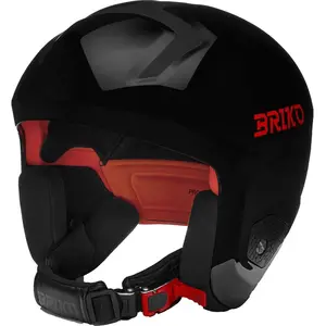Briko Helmet Adulte Unisexe, Shiny Black-Orange, XXL pas cher