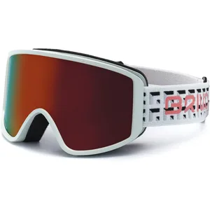 Masque Briko Homer blanc menthe avec verres rouges miroir. pas cher