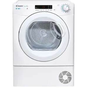 Sèche-linge hublot CANDY CSOE C8DG-S 8kg Blanc pas cher