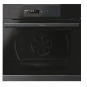 Four électrique encastrable - HAIER - 70 litres - Convection - Pyrolyse - Porte froide pas cher